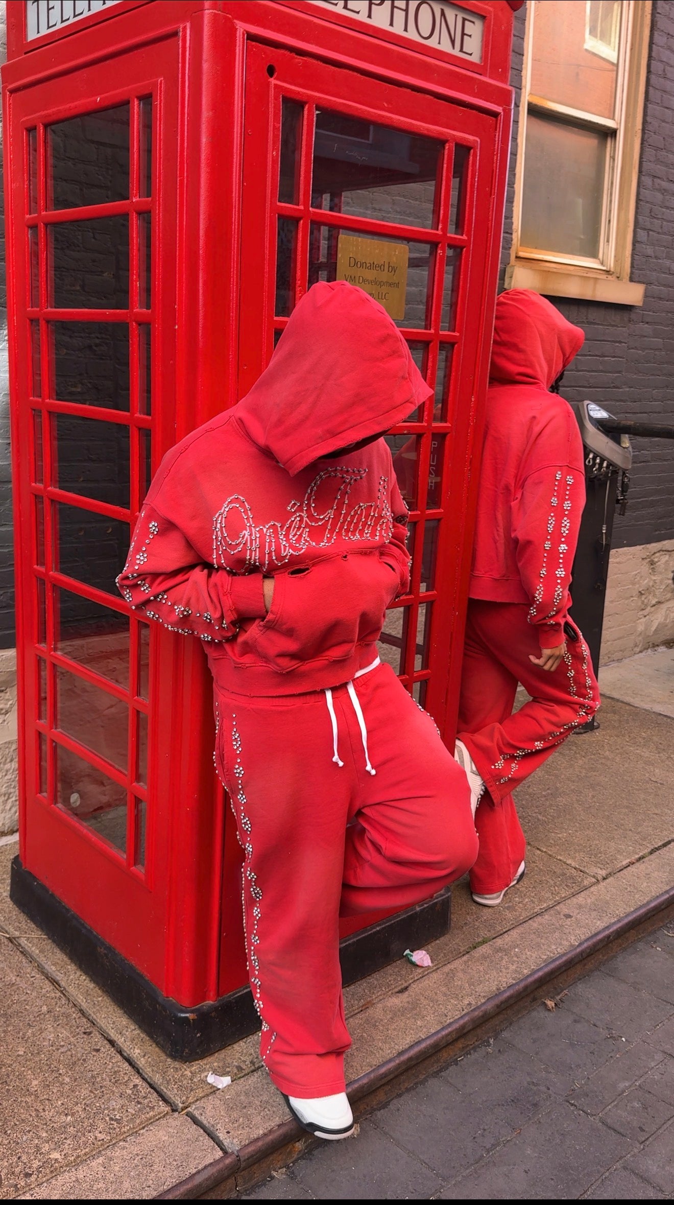 RED “LA MODE” HOODIE